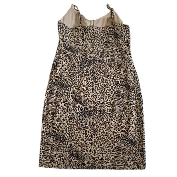 No Boundaries Leopard Print Bodycon Dress – Size 3X (21) - Picture 3 of 10